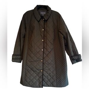 Lands’ End Quilted Black Jacket 
Size 2X